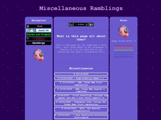 miscellaneous_rambling screenshot