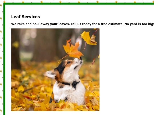leafservices screenshot