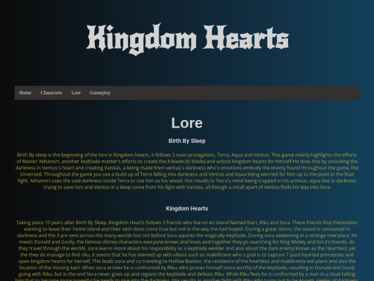 Lore screenshot