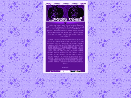 morsecode screenshot