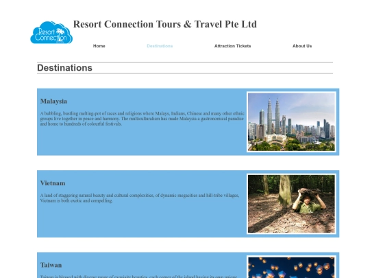Destination screenshot