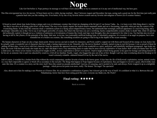 reviews/nope screenshot