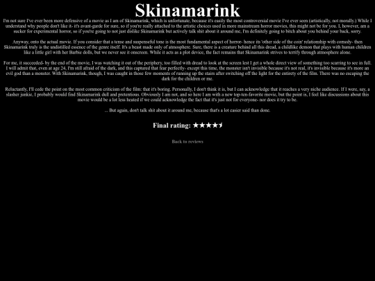 reviews/skinamarink screenshot