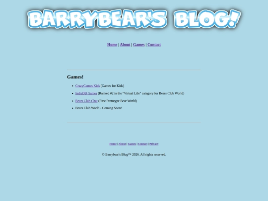 games screenshot