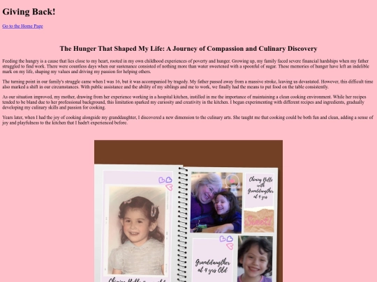 GivingBack screenshot