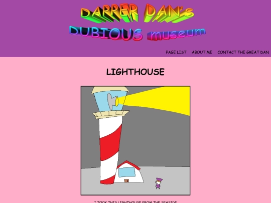 lighthouse screenshot