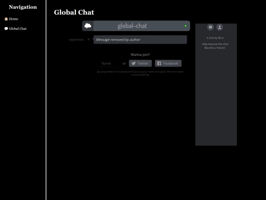 chat screenshot