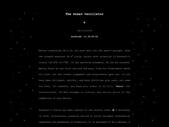 esotericism/Prayer/TheGreatOscillator screenshot