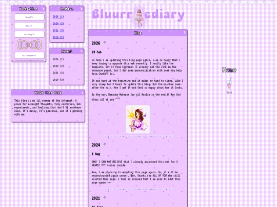 blog screenshot