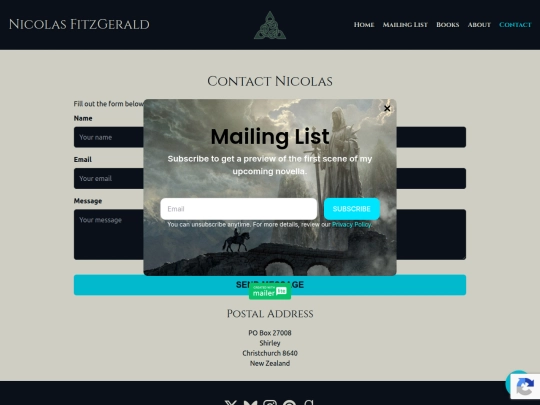 contact screenshot
