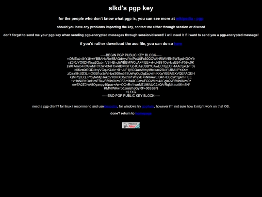 pgp screenshot