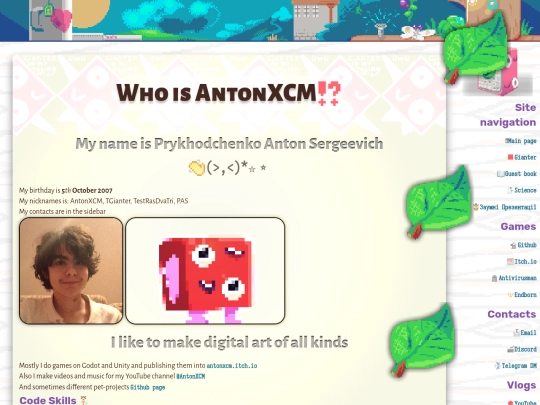 index screenshot