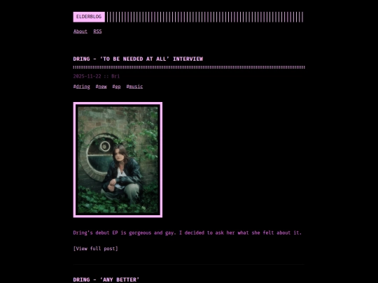 posts screenshot