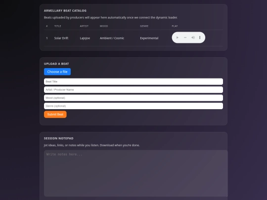 index screenshot