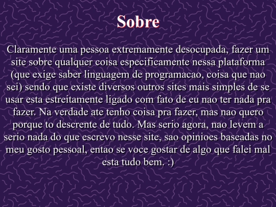 sobre screenshot