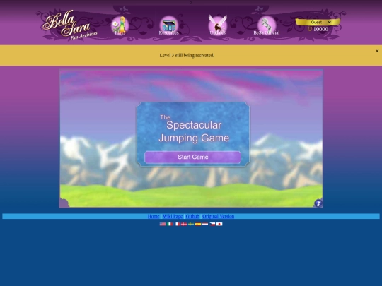 phasergames/jumpinggame screenshot