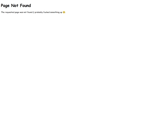 not_found screenshot