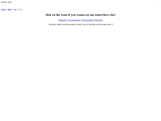 links screenshot