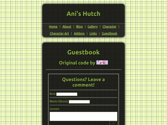 guestbook screenshot