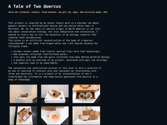 projects/quercus screenshot