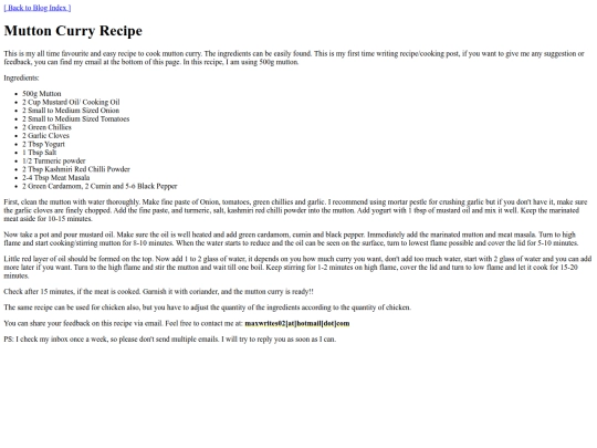 posts/food/mutton-curry-recipe screenshot