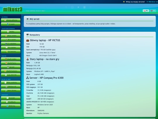 sprzet screenshot