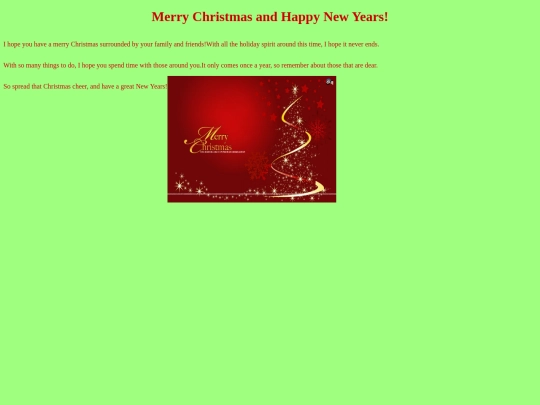 Christmas screenshot