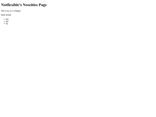 index screenshot