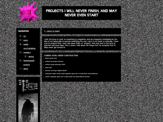 projects screenshot