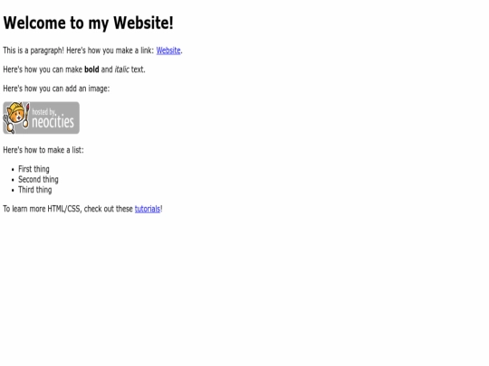 index screenshot