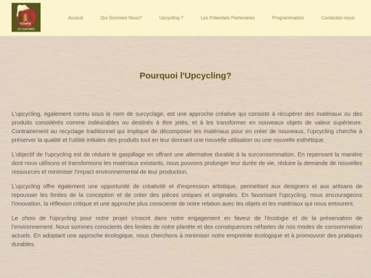 upcycling screenshot