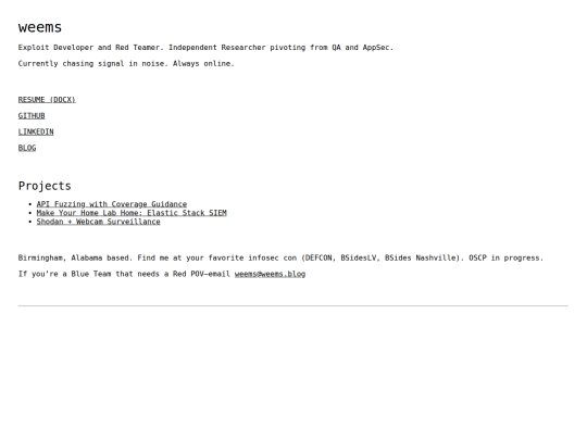 index screenshot
