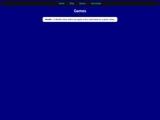 games screenshot
