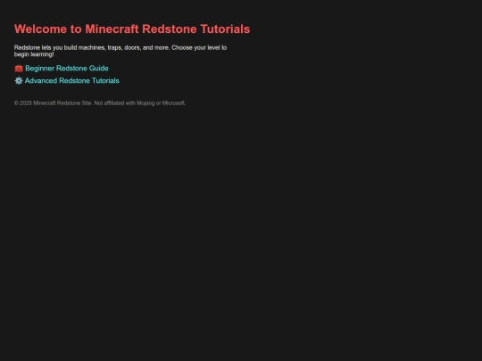 redstone screenshot