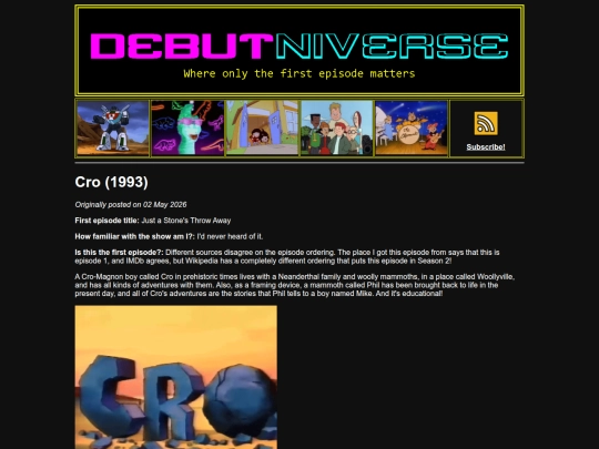 Cro screenshot