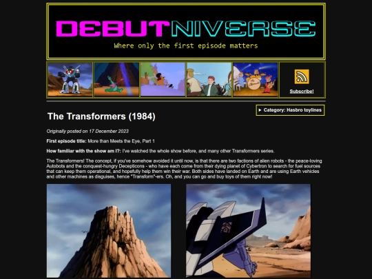 Transformers screenshot