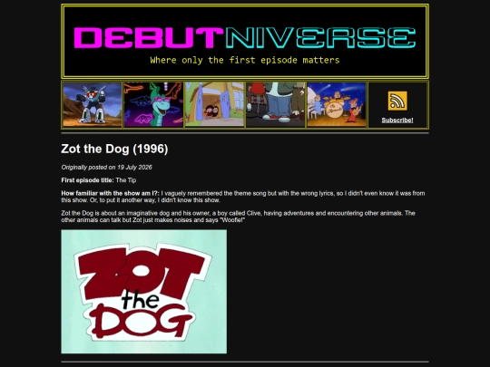 ZotTheDog screenshot