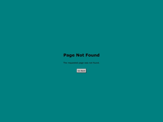 not_found screenshot