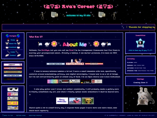about/about-me screenshot