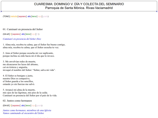 MISAS/MISA 27. CUARESMA. DOMINGO V screenshot