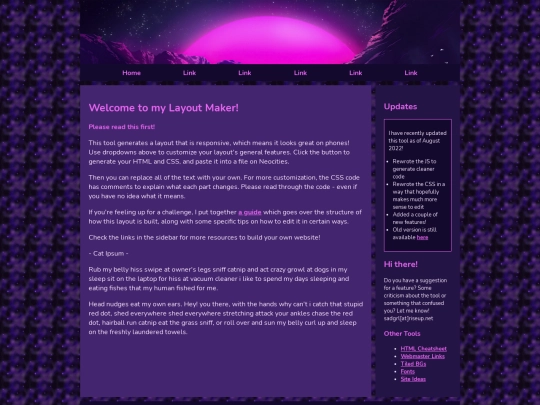 layout_sadgrl screenshot