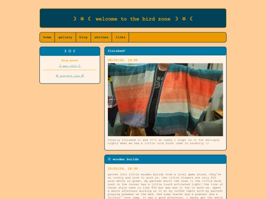 blog/projectlog screenshot