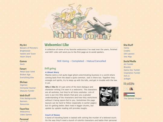 webcomics screenshot