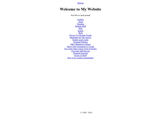 index screenshot