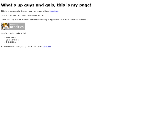 index screenshot