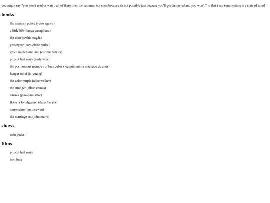 blogs/summerlist screenshot