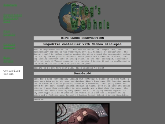 controllers screenshot