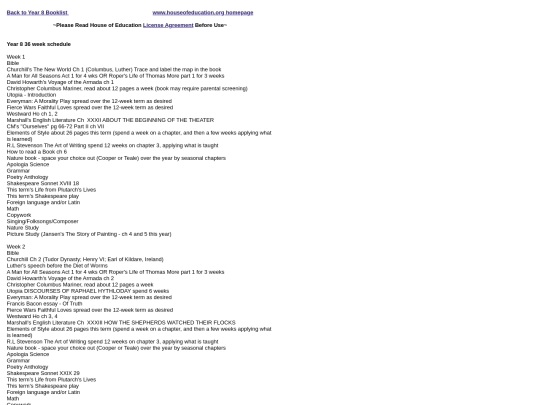 Year8Schedule screenshot