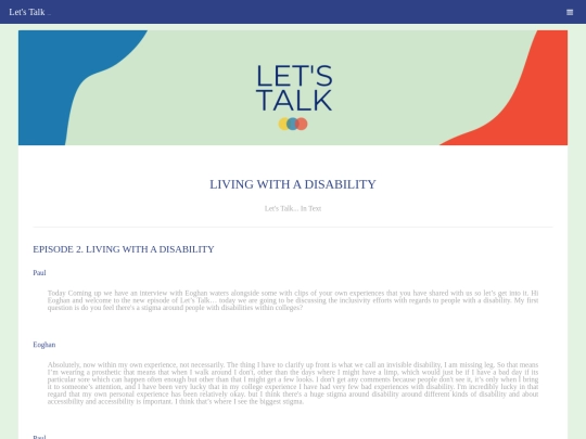 disability screenshot