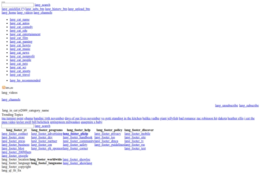 videos screenshot